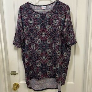 Purple Print Tunic